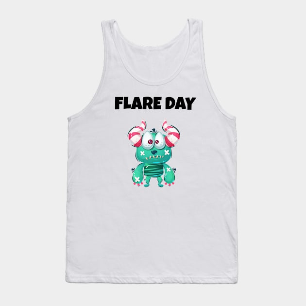 Flare Day Tank Top by Invisbillness Apparel